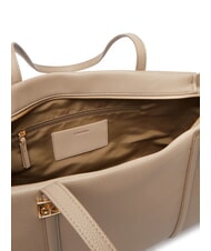 CALVIN KLEIN HARDWARE EMBLEM PEBB Shopping Bag desert taupe - Borse Donna - 5