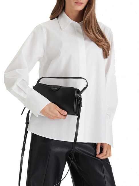 EMBOSSED LOGO BUSINE Borsa a mano, con tracolla na black - Borse Donna