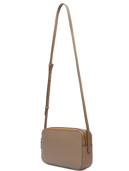 COATED EMBLEM Mini Bag a tracolla desert taupe aop - Borse Donna