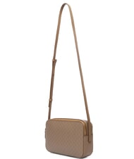 CALVIN KLEIN COATED EMBLEM Mini Bag a tracolla desert taupe aop - Borse Donna - 3