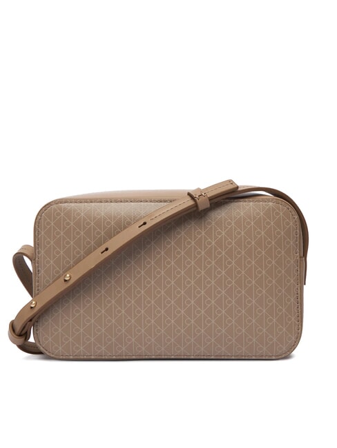 COATED EMBLEM Mini Bag a tracolla desert taupe aop - Borse Donna