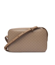 CALVIN KLEIN COATED EMBLEM Mini Bag a tracolla desert taupe aop - Borse Donna - 4
