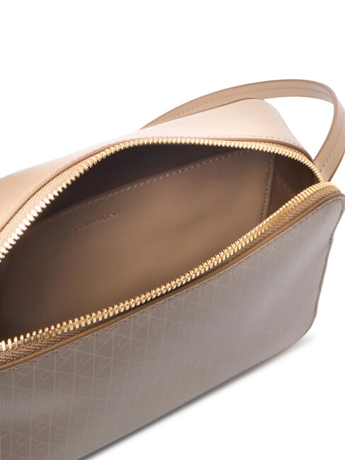 COATED EMBLEM Mini Bag a tracolla desert taupe aop - Borse Donna