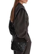 CALVIN KLEIN QUILTED EMBLEM Mini Bag a tracolla na black - Borse Donna - 2