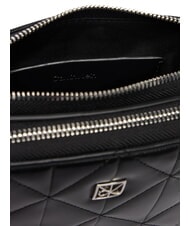 CALVIN KLEIN QUILTED EMBLEM Mini Bag a tracolla na black - Borse Donna - 5