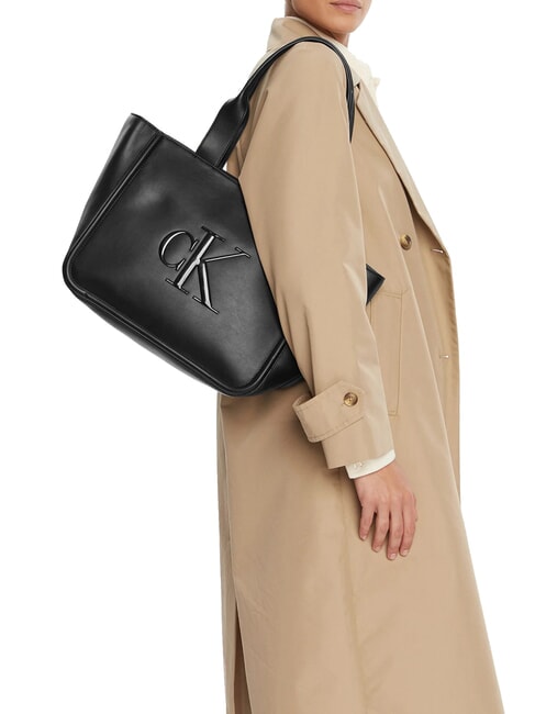 BOLD MONOGRAM Shopper a spalla na black - Borse Donna