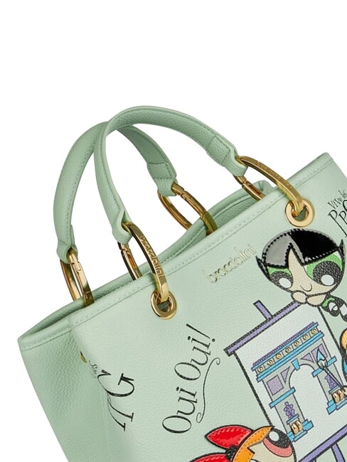 VOYAGE Borsa a mano, Dolly Molly Lolly, con tracolla celeste - Borse Donna