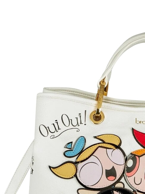 VOYAGE Borsa a mano grande, Dolly Molly Lolly, con tracolla bianco - Borse Donna