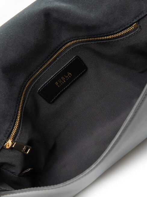 CAMPIONARIO - RIVA  Borsa a spalla nero+vaniglia - Borse Donna