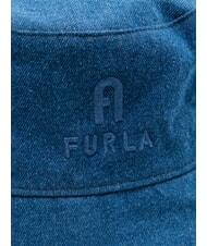FURLA CAMPIONARIO - VARSITY  Cappello in canvas denim - Cappelli - 3