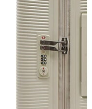 ECHOLAC ULTIMA Trolley bagaglio a mano rigido, espandibile beige - Bagagli a mano - 8