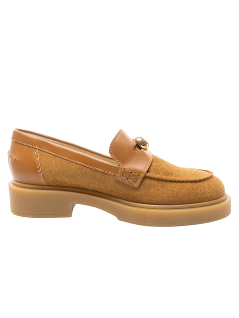 CAMPIONARIO - SFERA  Mocassini in pelle brandy+fondo miele - Scarpe Donna