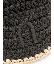 FURLA CAMPIONARIO - GIOVE  Cappello in nylon nero+naturale - Cappelli - 2