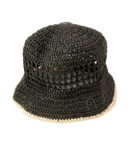 FURLA CAMPIONARIO - GIOVE  Cappello in nylon nero+naturale - Cappelli - 3