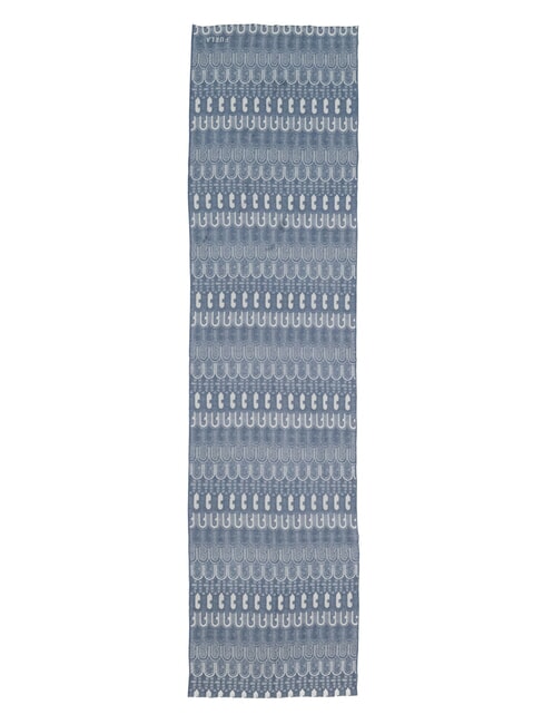 CAMPIONARIO - NET  Stola in lana toni denim - Sciarpe