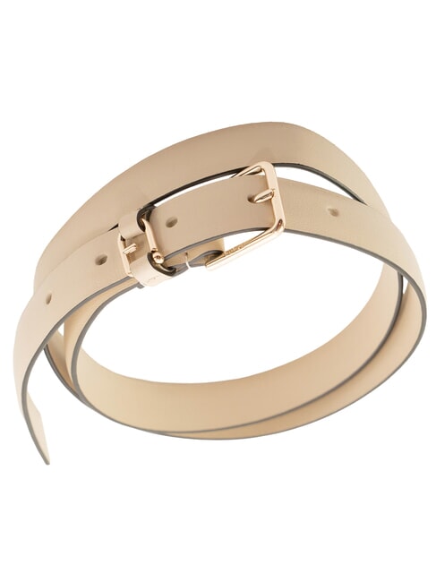 NUVOLA Cintura in pelle avena - Cinture