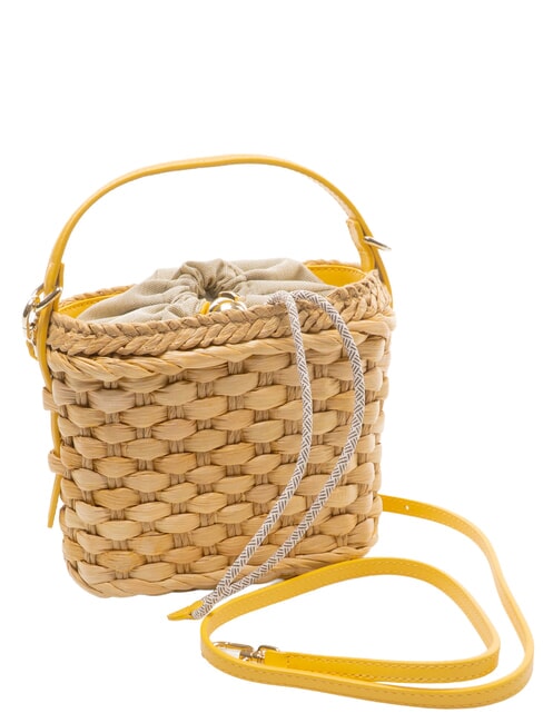 CAMPIONARIO - VIOLETTA  Mini Bag a mano, con tracolla naturale+crema - Borse Donna