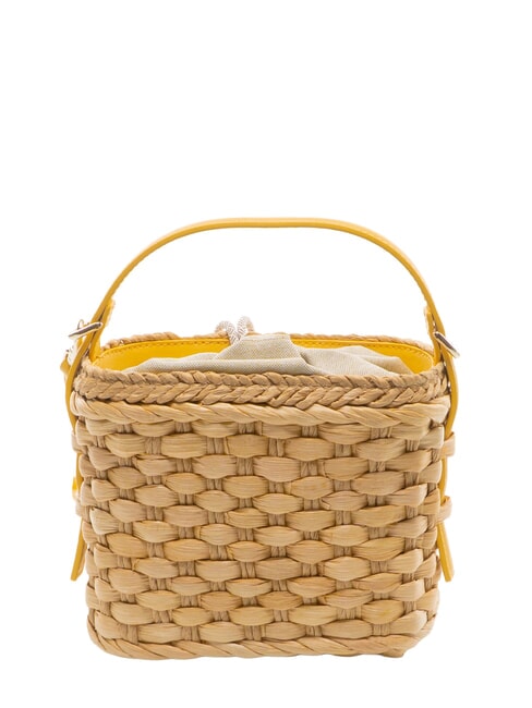 CAMPIONARIO - VIOLETTA  Mini Bag a mano, con tracolla naturale+crema - Borse Donna