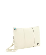 GABS BEYONCE Pochette media in pelle, con tracolla panna - Borse Donna - 3