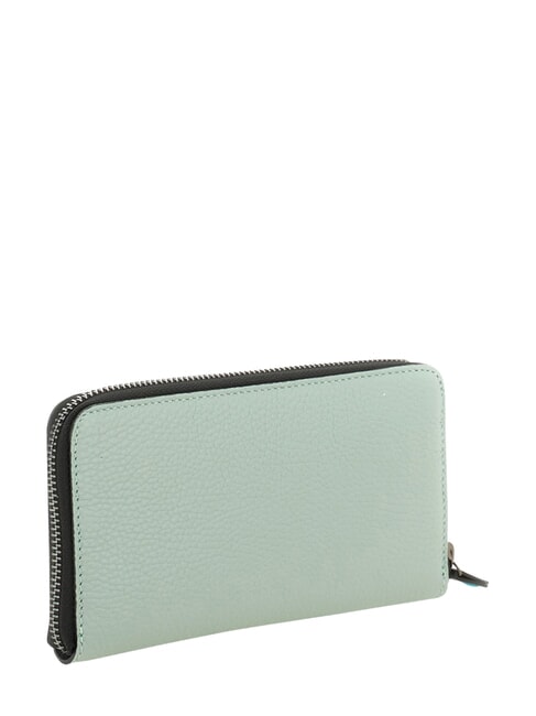 GMONEY17 Portafoglio ziparound in pelle, large lago - Portafogli Donna