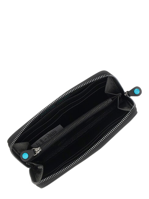 GMONEY17 Portafoglio ziparound in pelle, large lago - Portafogli Donna
