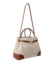 RALPH LAUREN BLAIKE Borsa a mano, con tracolla whitecanvas/tan - Borse Donna - 4