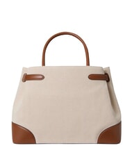 RALPH LAUREN BLAIKE Borsa a mano, con tracolla whitecanvas/tan - Borse Donna - 5