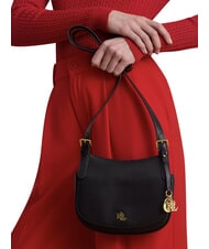 RALPH LAUREN MARCY Borsa mini, a tracolla, in pelle black2 - Borse Donna - 2