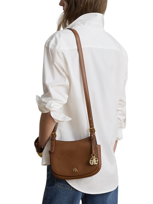 MARCY Borsa mini, a tracolla, in pelle lauren tan1 - Borse Donna