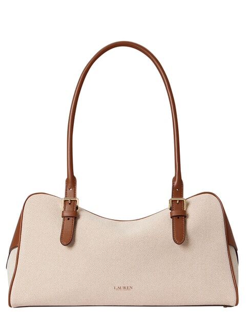 MARCY Borsa a spalla, doppia portabilit&agrave; white/tan - Borse Donna