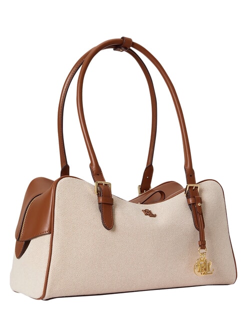 MARCY Borsa a spalla, doppia portabilit&agrave; white/tan - Borse Donna