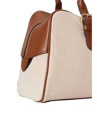 RALPH LAUREN MARCY Borsa a spalla, doppia portabilit&agrave; white/tan - Borse Donna - 7