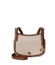 RALPH LAUREN MARCY Borsa mini, a tracolla regolabile white/tan - Borse Donna - 3