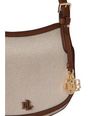 RALPH LAUREN MARCY Borsa mini, a tracolla regolabile white/tan - Borse Donna - 4