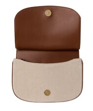 RALPH LAUREN MARCY Borsa mini, a tracolla regolabile white/tan - Borse Donna - 6