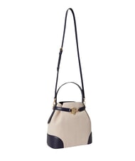 RALPH LAUREN BLAIKE Borsa a mano, con tracolla, a secchiello natural/canvas/navy - Borse Donna - 4