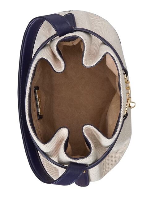 BLAIKE Borsa a mano, con tracolla, a secchiello natural/canvas/navy - Borse Donna