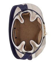 RALPH LAUREN BLAIKE Borsa a mano, con tracolla, a secchiello natural/canvas/navy - Borse Donna - 6