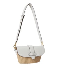 RALPH LAUREN LYNDEN Borsa mini, a tracolla regolabile natural/white - Borse Donna - 4
