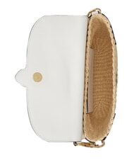 RALPH LAUREN LYNDEN Borsa mini, a tracolla regolabile natural/white - Borse Donna - 5