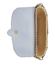 RALPH LAUREN LYNDEN Borsa mini, a tracolla regolabile natural/alpine blue - Borse Donna - 6