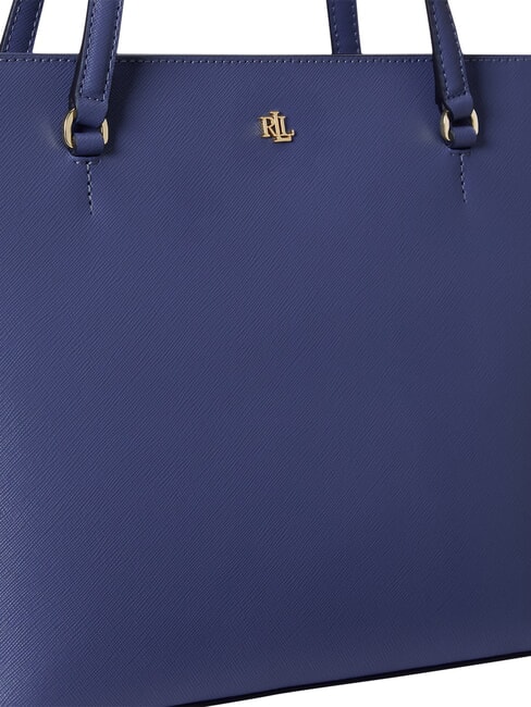 KARLY Shopping Bag in pelle carson blue - Borse Donna
