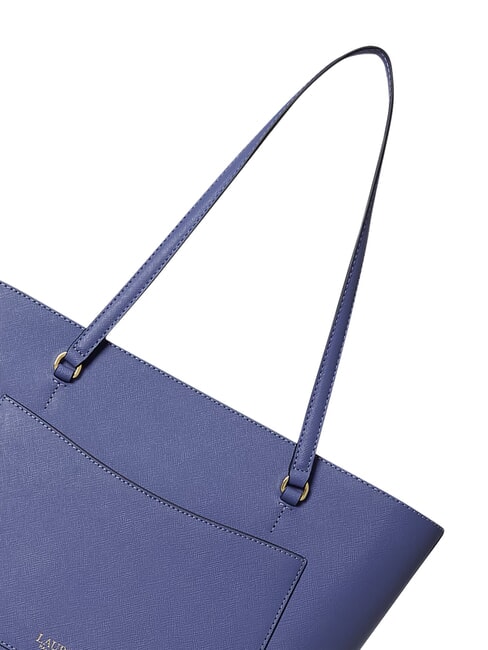KARLY Shopping Bag in pelle carson blue - Borse Donna