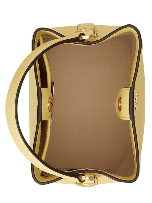 REESE Borsa a mano, con tracolla, in pelle lemon sorbet - Borse Donna