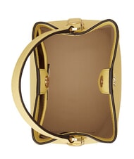 RALPH LAUREN REESE Borsa a mano, con tracolla, in pelle lemon sorbet - Borse Donna - 7