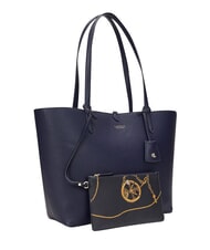 RALPH LAUREN MERRIMACK Shopper reversibile a spalla navy/skinny stripe - Borse Donna - 4