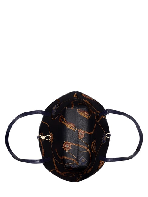 MERRIMACK Shopper reversibile a spalla navy/skinny stripe - Borse Donna