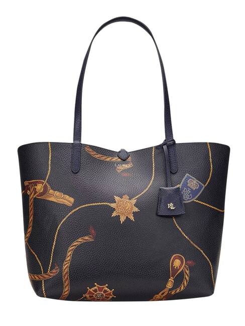 MERRIMACK Shopper reversibile a spalla navy/skinny stripe - Borse Donna