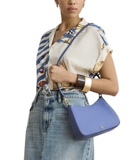 RALPH LAUREN DANNI Borsa a spalla, con tracolla, in pelle carson blue - Borse Donna - 2