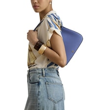 RALPH LAUREN DANNI Borsa a spalla, con tracolla, in pelle carson blue - Borse Donna - 3